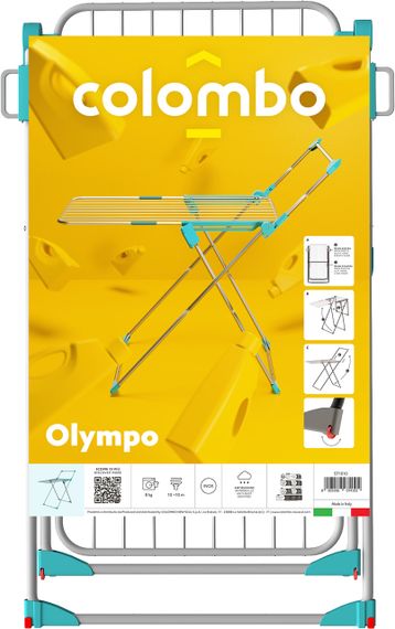Сушарка для білизни підлогова Colombo Olympo, Якісна підлогова сушарка для одягу, Сушарки коломбо для дому | Зображення 2
