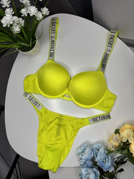 Комплект нижнего белья Victoria`s Secret со стразами | Зображення 1