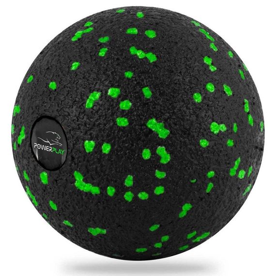 Масажний м'яч Паверплей PP-4351 Epp Massage Ball (d10) Чорно/Зелений | Зображення 1