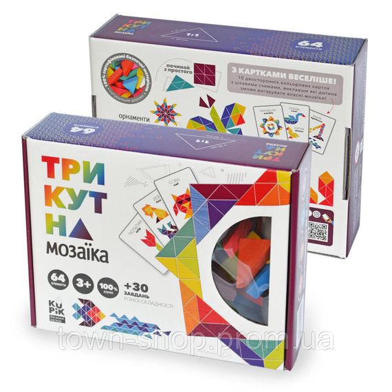 Деревянная игра "Треугольная мозаика" Kupik 900194 | Зображення 2