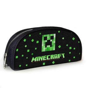 Пенал школьный Minecraft Крипер 23х10х8 см с принтом для мальчика (02841)