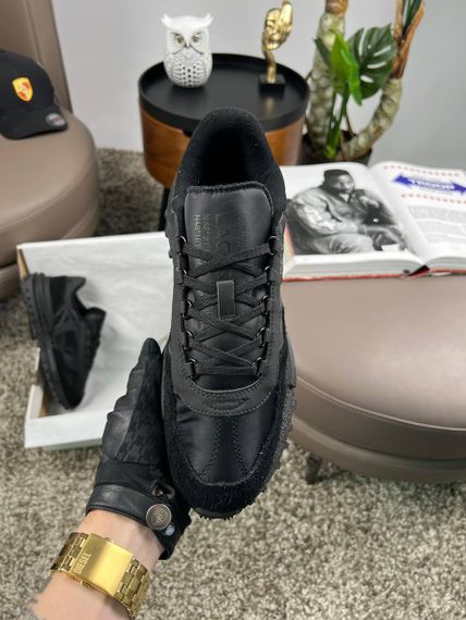 Чоловічі кросівки Lacoste Elite Active PRM All Black (топ якість) A4394 | Зображення 1
