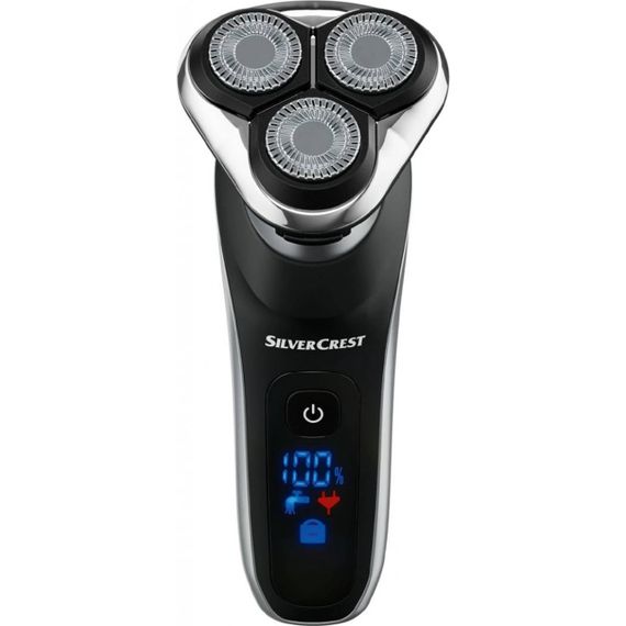 Електробритва роторна Silver Crest SRR 3.7 D5 акумуляторна з USB заряджанням і тримером