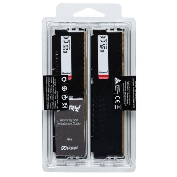 Модуль пам&#039;яті для комп&#039;ютера DDR5 32GB (2x16GB) 6800 MHz Beast Black EXPO Kingston Fury (ex.HyperX) (KF568C34BBEK2-32) | Зображення 5