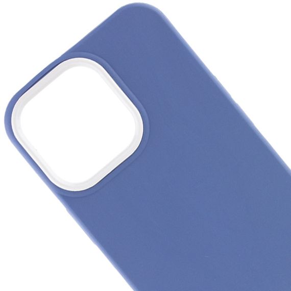 Чехол TPU+PC Bichromatic для Apple iPhone 13 Pro Max (6.7") Blue / White | Зображення 1