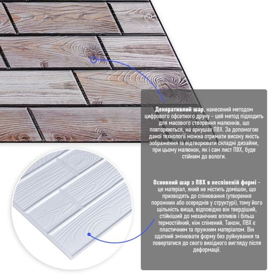 Декоративна ПВХ панель 960*480*4мм SW-00000582 | Зображення 1