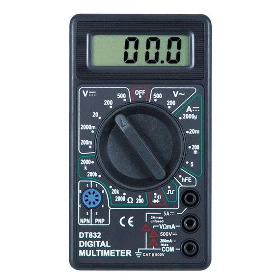 Хороший мультиметр для дому Digital DT-832, Тестер для електрика, Якісний мультиметр AC-17 | Зображення 8