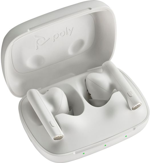 Навушники TWS Poly Voyager Free 60 Earbuds + BT700A + BCHC White | Зображення 2