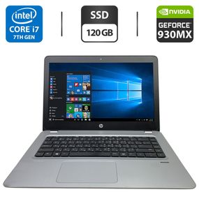Ноутбук Б-клас HP ProBook 440 G4 / 14" (1920x1080) TN / Intel Core i7-7500U (2 (4) ядра по 2.7 - 3.5 GHz) / 8 GB DDR4 / 120 GB SSD / nVidia GeForce 930MX, 2 GB GDDR3, 64-bit / WebCam б/в