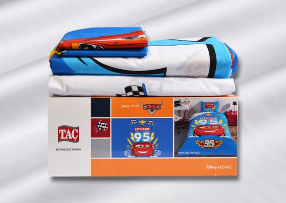Постільна білизна TAC Disney 160×220 см Cars Let's Race | Зображення 6