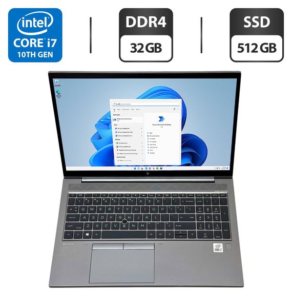 Мобильная рабочая станция HP ZBook Firefly 15 G7 / 15.6" (1920x1080) IPS / Intel Core i7-10510U (4 (8) ядра по 1.8 - 4.9 GHz) / 32 GB DDR4 / 512 GB SSD / Intel UHD Graphics / WebCam / Windwos 11 Pro б/у