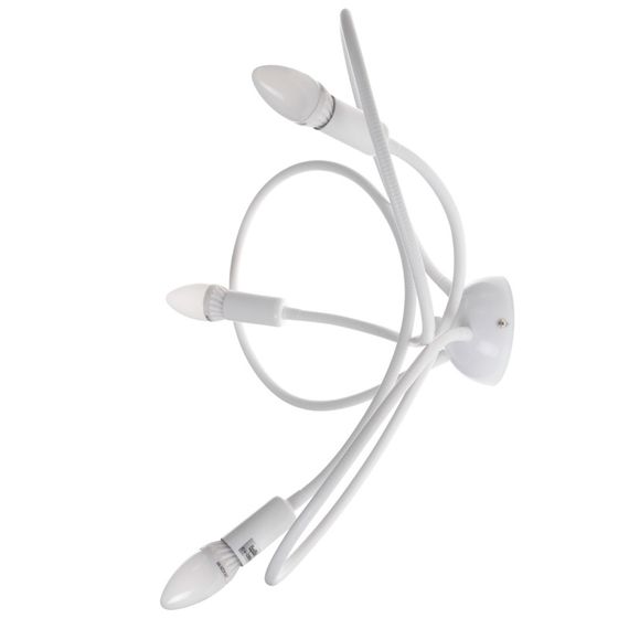 Бра настенное накладное в спальню на гибкой ножке BL-423W/3 E14 WH | Зображення 1