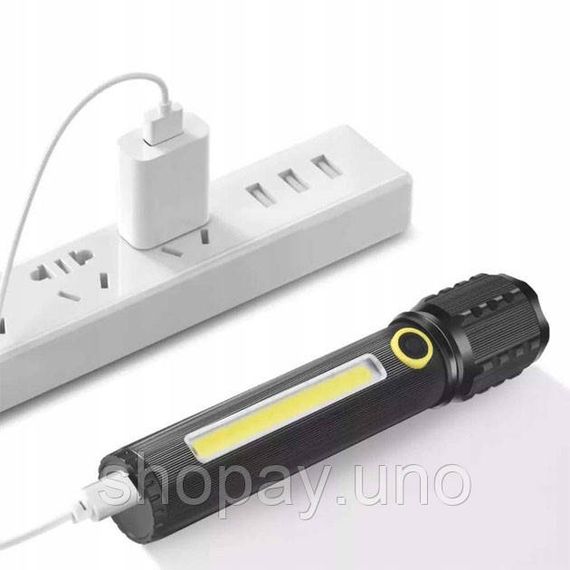 LED ліхтар із зарядкою Police, Дуже яскравий ліхтар Потужний світлодіодний XL-59 | Зображення 4