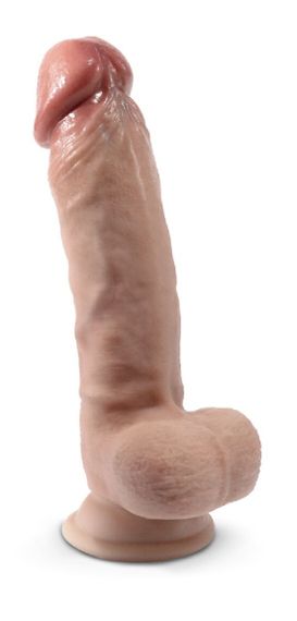 Фалоімітатор SilexD Johnny Premium Real Skin Flesh (7in MODEL 1), ультрареалістик, діаметр 3,8 см Sex Aura