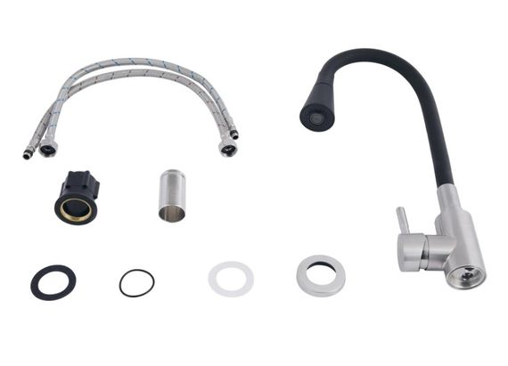 Змішувач для кухні Lidz Aria 015F31 з гнучким виливом LDARI015F31BNK31872 | Зображення 2