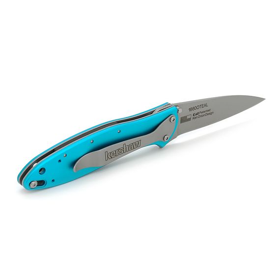 Ніж складаний Kershaw-1660 Blue, ручка сталь + титан, довжина 179 мм, 100 гр | Зображення 2