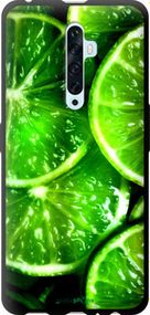 Чохол на Oppo Reno 2Z Зелені часточки лимона "852b-1867-2448"