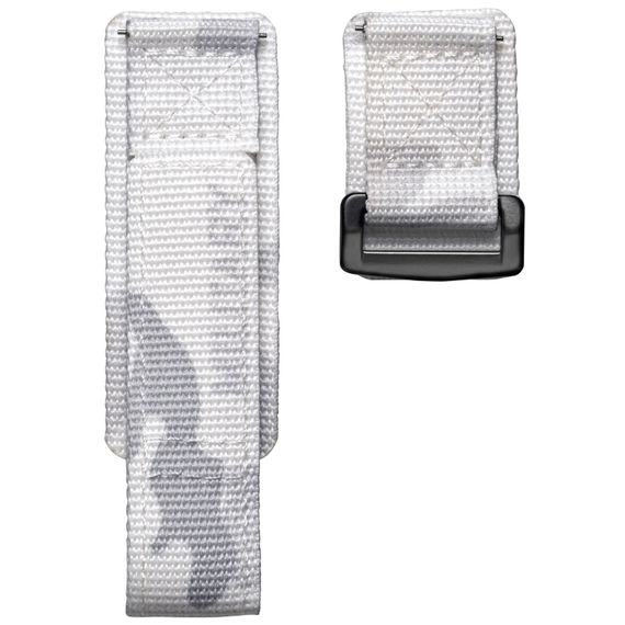Ремінець для годинника Hemsut HS131 Military nylon Velcro Camo White 22 mm