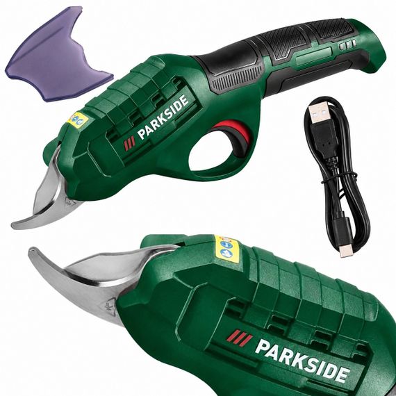 Секатор акумуляторний Parkside PAGS 4 A1 4 В 4 А·год для обрізки гілок до 14 мм | Зображення 5