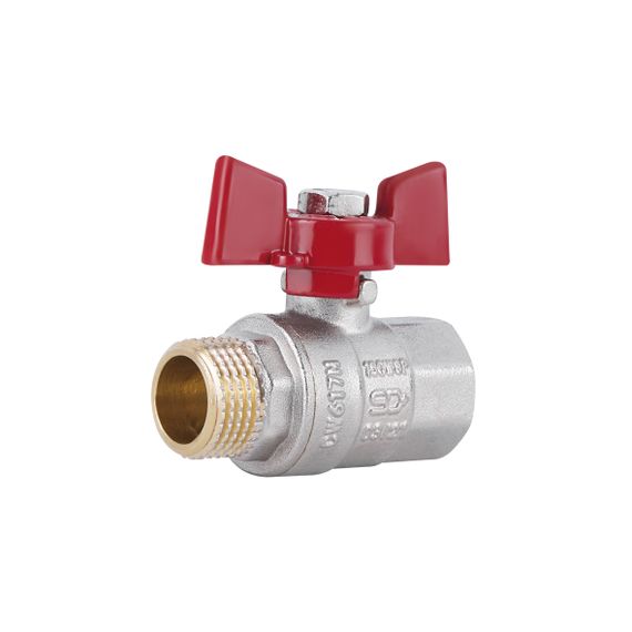 Кран кульовий SD Plus 1/2" ВЗ для води (метелик) SD607NW15PN40