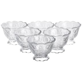 Набір креманок Crystal Daisy 6 штук по 200 мл Yiwu HP-34-74