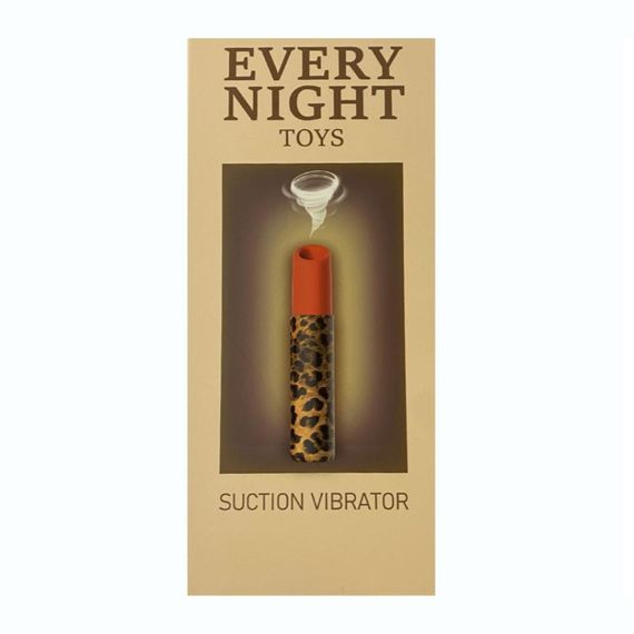 Вакуумний стимулятор клітора Every Night Toys у формі помади, леопардовий принт sexstyle | Зображення 2