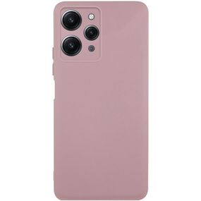 Чехол TPU GETMAN Liquid Silk Full Camera для Xiaomi Redmi 12 Розовый / Pink Sand