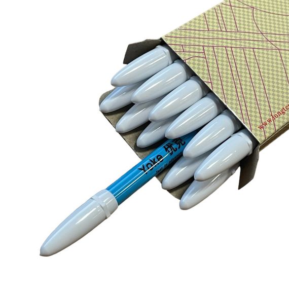 Маркер для тканини Yoke Water Erasable Pen змивається водою, маркер портного блакитний (6852)