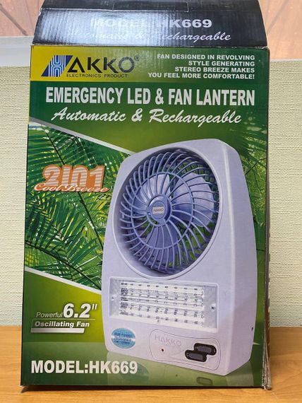 Вентилятор з ліхтариком на акумуляторі, портативний вентилятор з підсвічуванням   знижка | Зображення 1