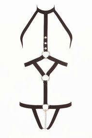 Портупея Bad Kitty Strap Body 2492237 Чорна One Size