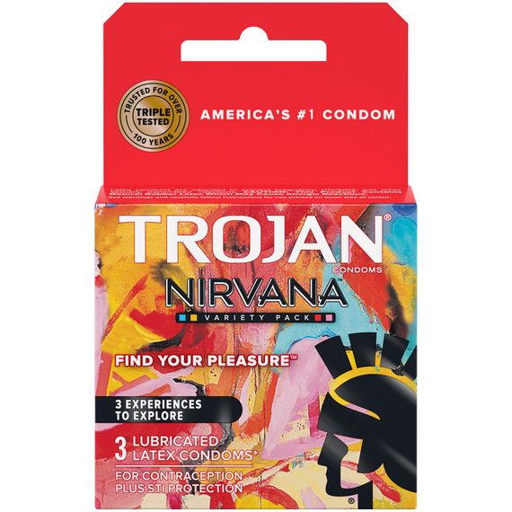 Упаковка 3шт Trojan Nirvana