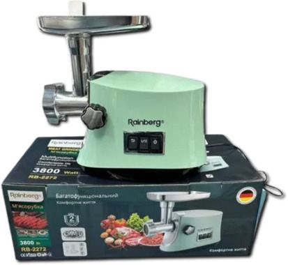 М'ясорубка з високою продуктивністю Rainberg RB-2272 (44385-RB-2272_2210) | Зображення 1