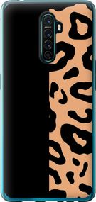 Чехол на Oppo Reno Ace Пятна леопарда "4269u-1964-17620"