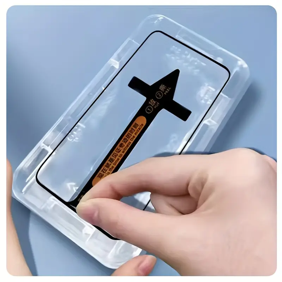 Комплект захисне скло 3D на весь екран для iPhone 15 Pro Max з автоустановкою | Зображення 4