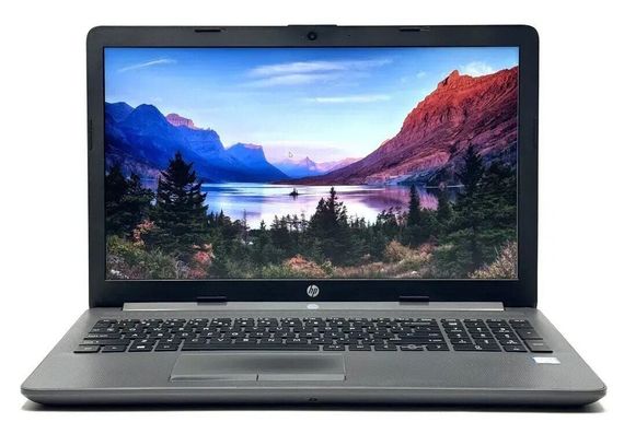 Ноутбук HP 250 G7 / 15.6" (1366x768) TN / Intel Core i5-8265U (4 (8) ядра по 1.6 - 3.9 GHz) / 8 GB DDR4 / 256 GB SSD / Intel UHD Graphics 620 / WebCam / Win 10 Home б/у | Зображення 1
