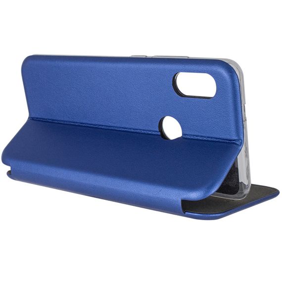 Шкіряний чохол-книжка Classy для Xiaomi Redmi Note 5 Pro / Note 5 (DC) Синій | Зображення 5