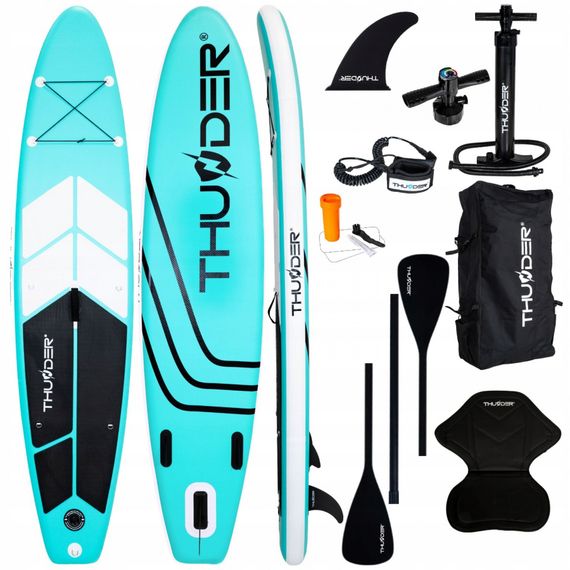 Надувна дошка SUP THUNDER Coast 320 см з веслом Mint