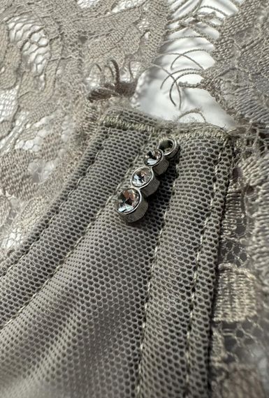 Боді Passion ZOVEL BODY light grey L sexstyle | Зображення 7