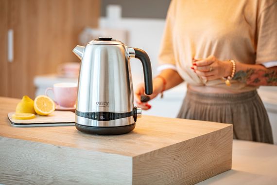 Електрочайник з нержавіючої сталі Camry CR 1291, 1,7 л, 2200 Вт, з регулюванням температури | Зображення 7