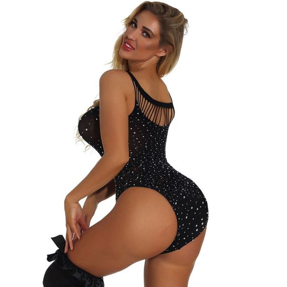 Боді-Сітка Babydoll 46 Чорний 9511 | Зображення 4