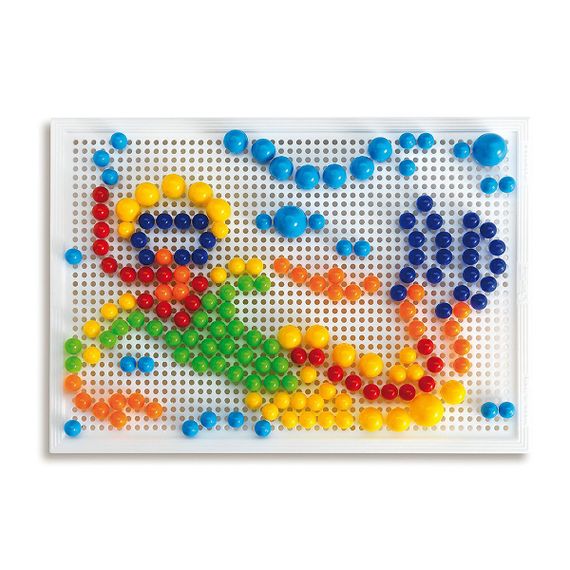 Набір - Для Занять Мозаїкою (10-15-20 Мм Фішки (280 Шт.) + Дошка 28Х20) | Зображення 2