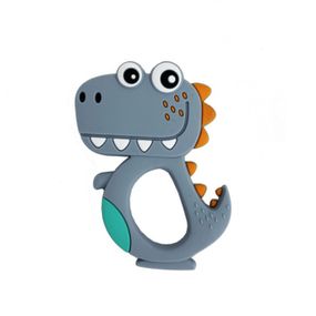 Силиконовый прорезыватель "Дино" MGZ-0415(Grey)
