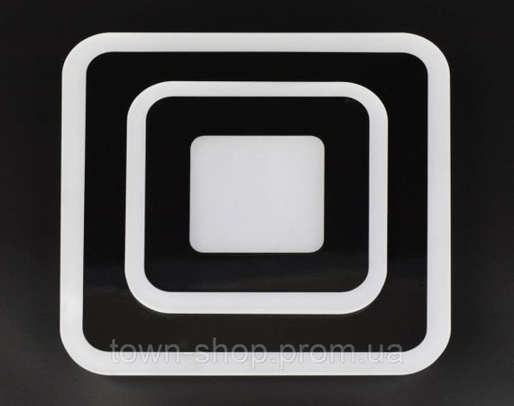 Светильник потолочный LED 2234/350-bk-k Черный 4х35х35 см. | Зображення 1