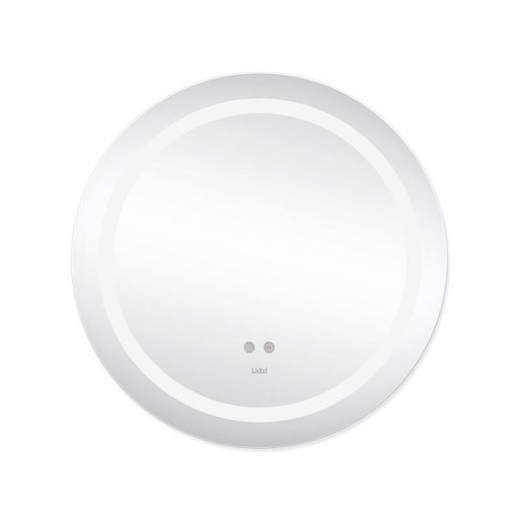 Дзеркало Lidz Aria R600 з LED-підсвічуванням Touch, з антизапотіванням, з димером, рег. яскравості LD78LR600 | Зображення 2