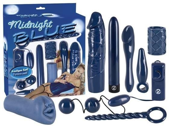 Набор секс игрушек  Midnight Blue Set sexstyle | Зображення 2