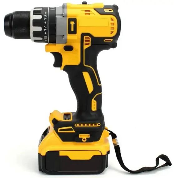 Набор 5 в1 Шуруповер + Болгарка + Перфоратор + Гайковерт + Пила NEW 98V (желтый) | Зображення 5