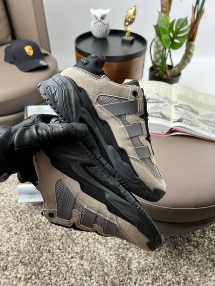 Чоловічі кросівки A-dida-s Niteball M Grey Dark , В'єтнам 46 29.5 см | Зображення 5