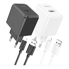 Мережевий зарядний пристрій Hoco CS11A 1 USB 2.1 A + USB to Lightning
