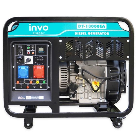 Дизельний генератор INVO DТ-13000EA (13кВт, 230/380В)