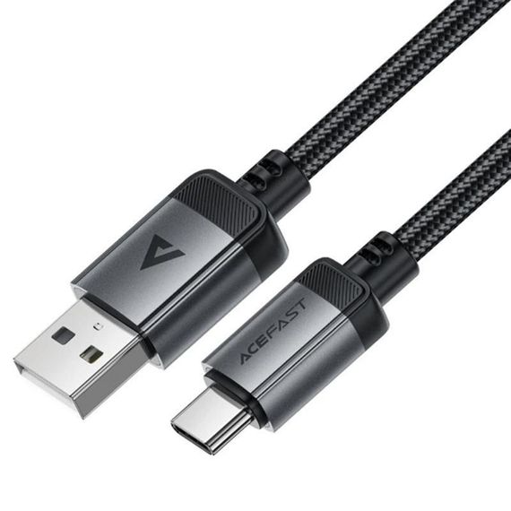 Дата кабель Acefast C20-04 USB to Type-C 3A (1.2m) Black | Зображення 2